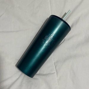 Starbucks Metallic Green 24oz Tumblr